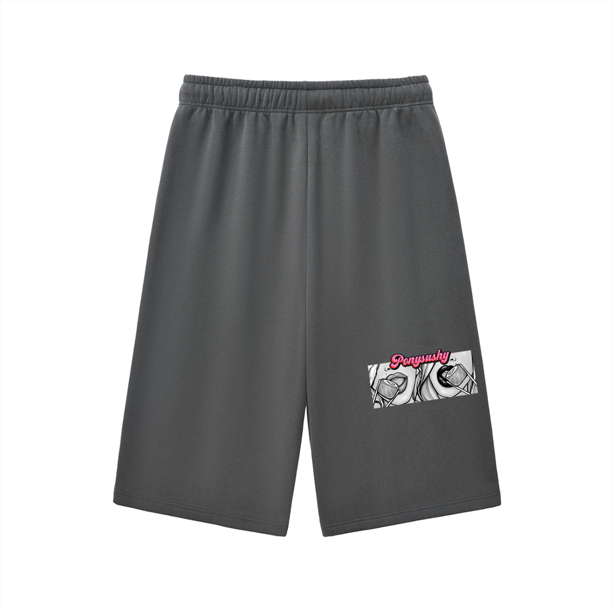 Ponysushy's Super Chillin To the Max Drawstring Three-quarter Sweatpants