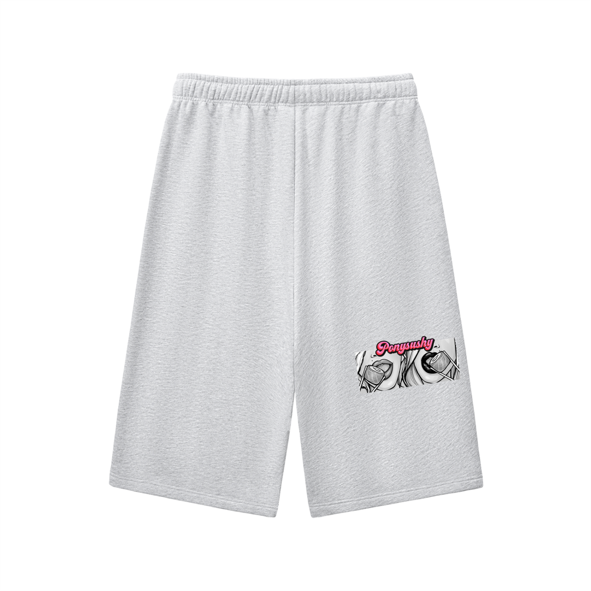 Ponysushy's Super Chillin To the Max Drawstring Three-quarter Sweatpants