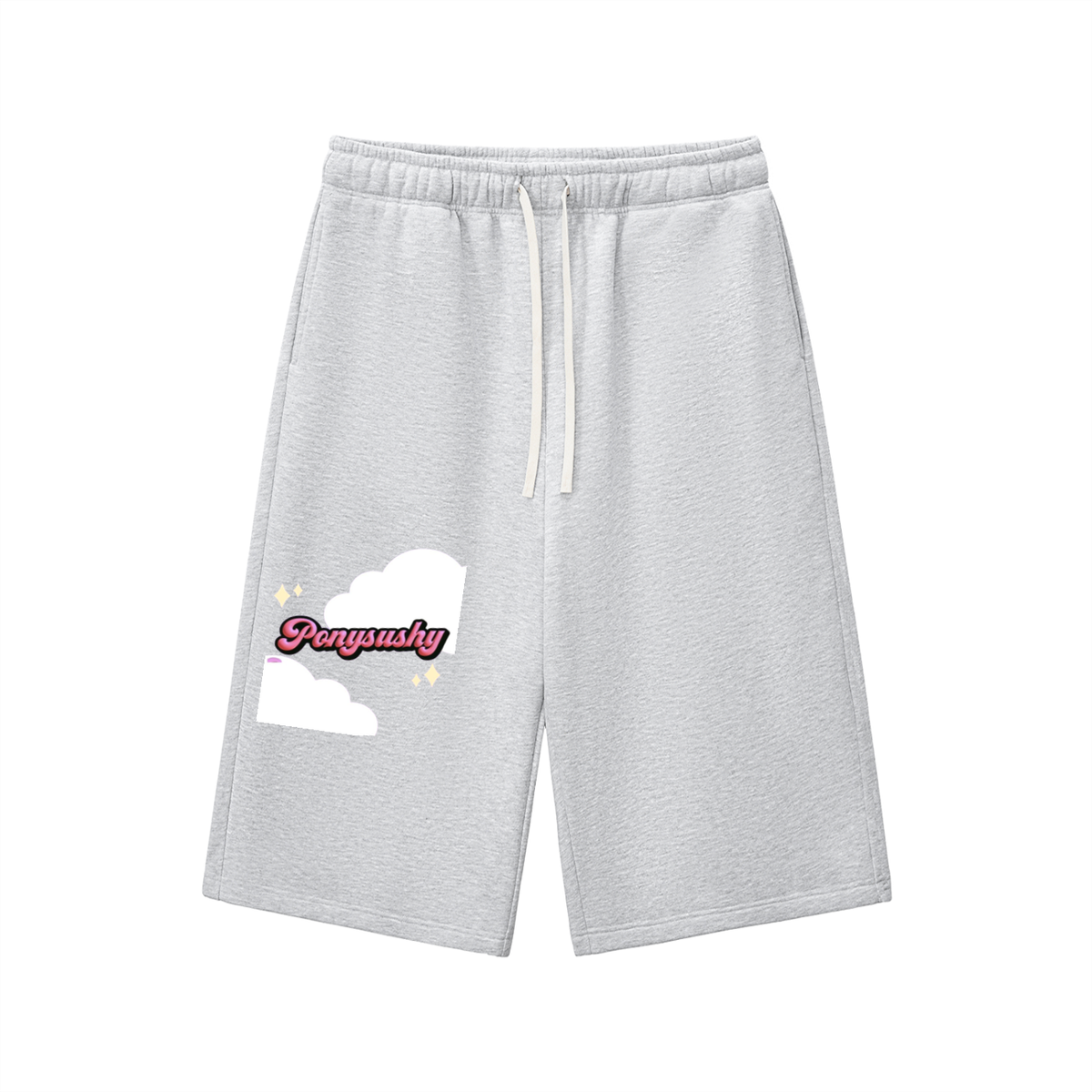 Ponysushy's Super Chillin To the Max Drawstring Three-quarter Sweatpants